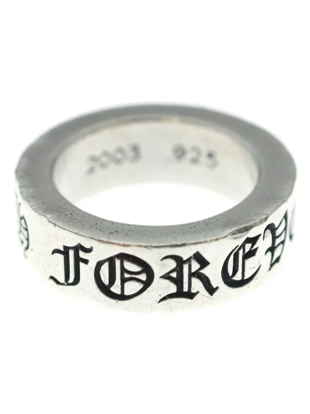 Chrome Hearts Spacer Forever Ring Silver